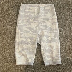 lululemon athletica Gray Camo Athletic Shorts
